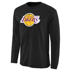 NBA - Los Angeles Lakers Primary Logo II Long Sleeve T-Shirt - Black