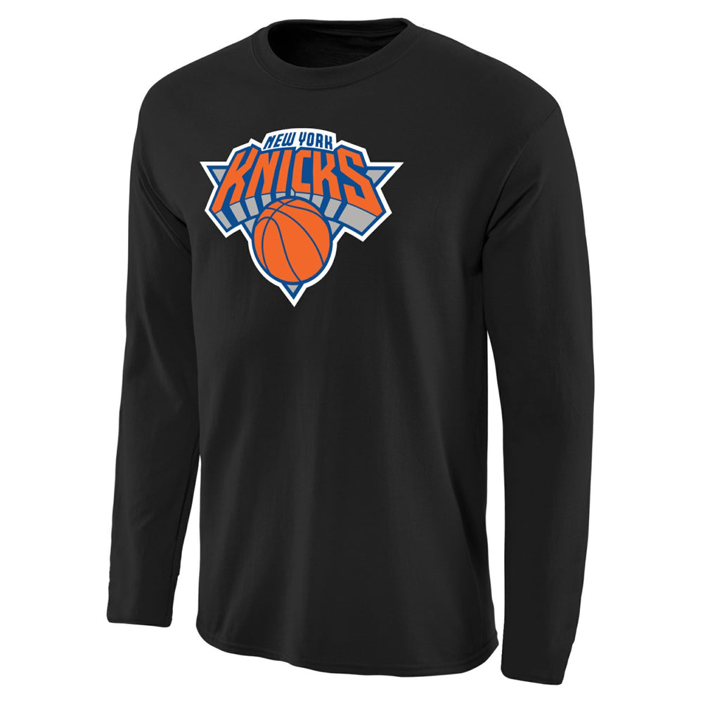 NBA - New York Knicks Primary Logo Long Sleeve T-Shirt - Black
