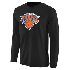 NBA - New York Knicks Primary Logo Long Sleeve T-Shirt - Black
