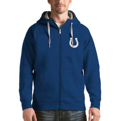Indianapolis Colts Antigua Victory Full-Zip Hoodie Royal - NFL