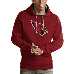 Arizona Cardinals Antigua Victory Pullover Hoodie Cardinal - NFL
