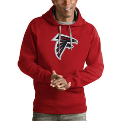 Atlanta Falcons Antigua Victory Pullover Hoodie Red - NFL