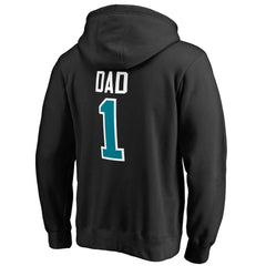 NBA - Charlotte Hornets #1 Dad Pullover Hoodie - Black