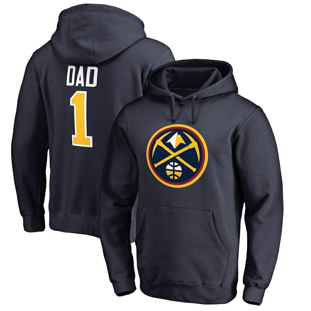 NBA - Denver Nuggets #1 Dad Pullover Hoodie - Navy