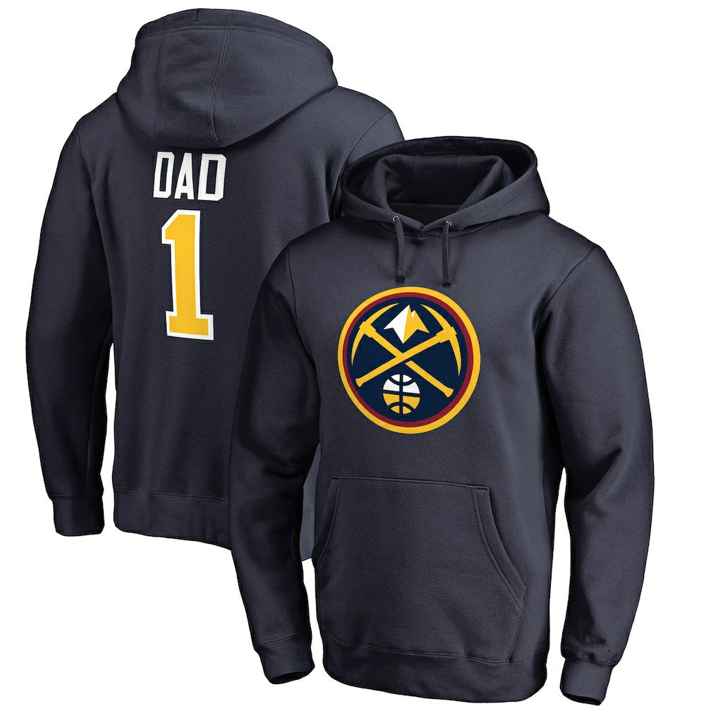 NBA - Denver Nuggets #1 Dad Pullover Hoodie - Navy