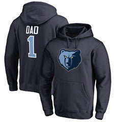 NBA - Memphis Grizzlies #1 Dad Pullover Hoodie - Navy