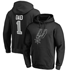NBA - San Antonio Spurs #1 Dad Pullover Hoodie - Black