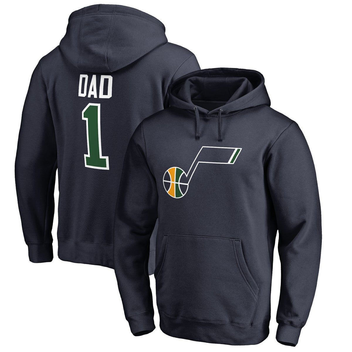 NBA - Utah Jazz #1 Dad Pullover Hoodie - Navy