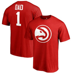 NBA - Atlanta Hawks #1 Dad T-Shirt - Red