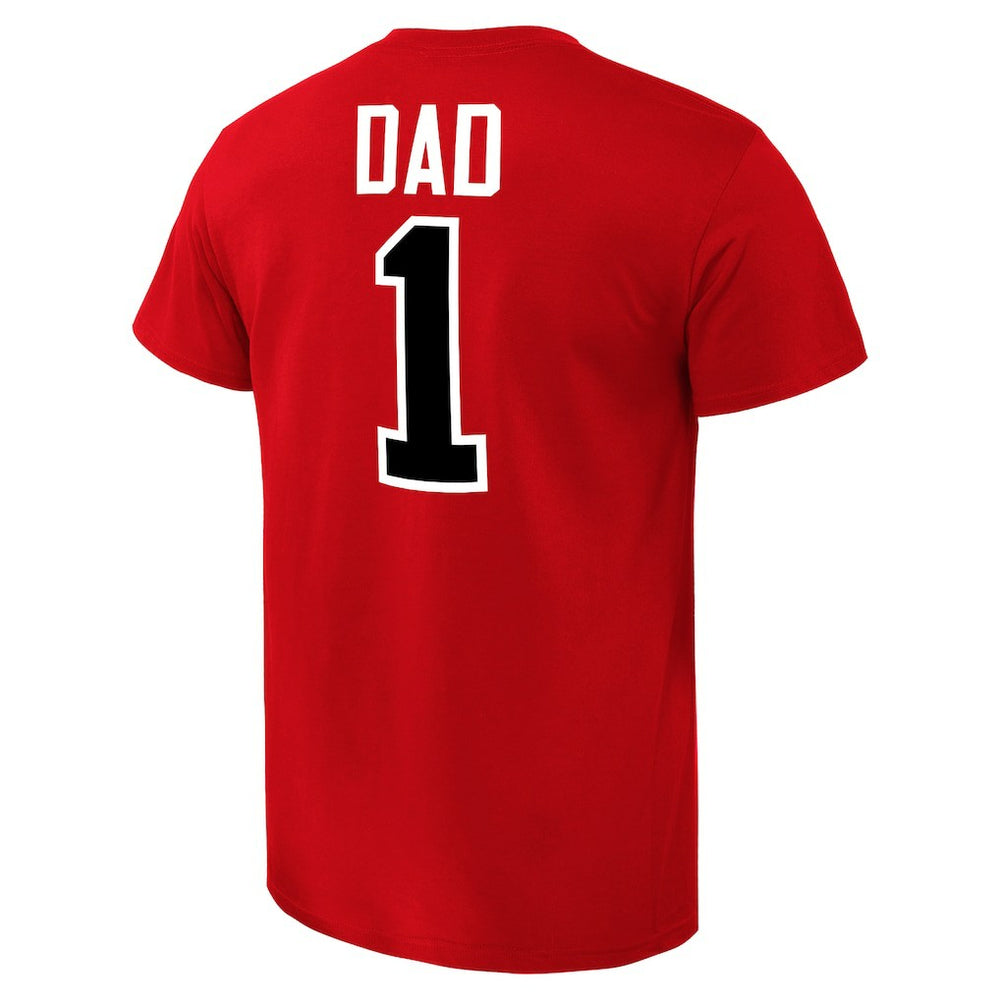 NBA - Chicago Bulls #1 Dad T-Shirt - Red