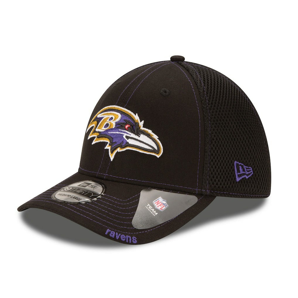 Baltimore Ravens New Era Neo 39THIRTY Flex Hat Black - - NFL