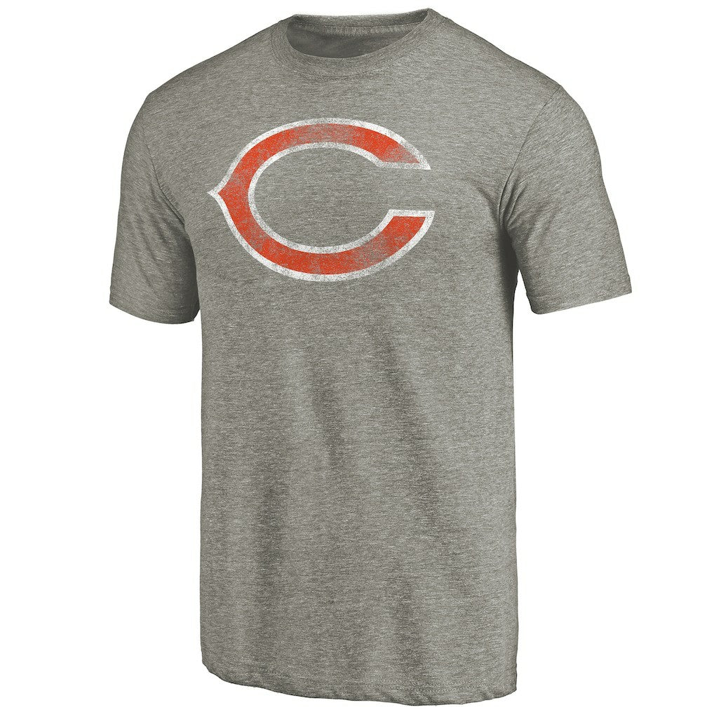 Chicago Bears Distressed Team T-Shirt Ash - NFL