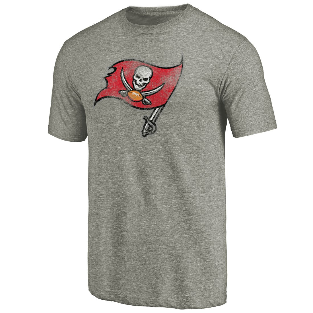 Tampa Bay Buccaneers Distressed Team T-Shirt Ash - NFL