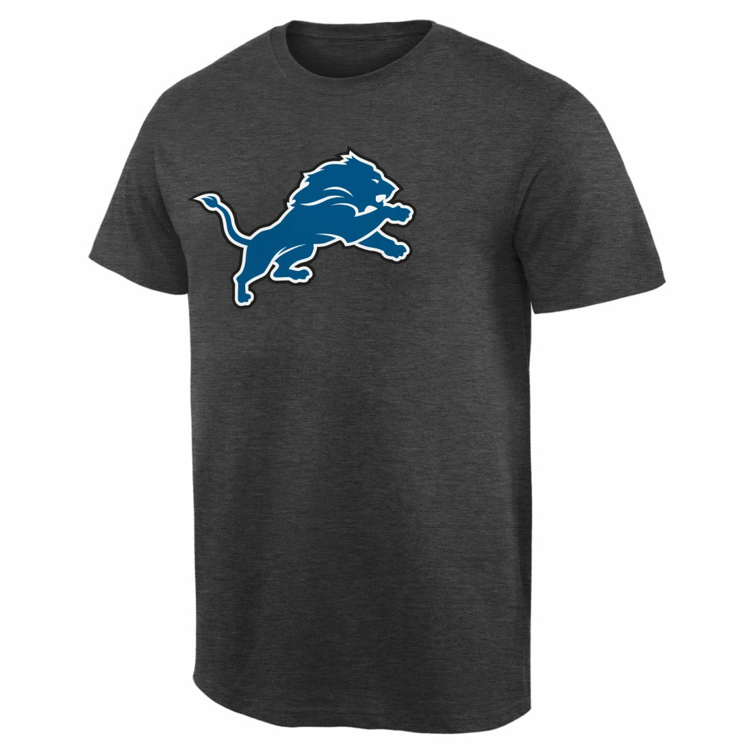 Detroit Lions Rally Logo T-Shirt Heathered Gray - NFL