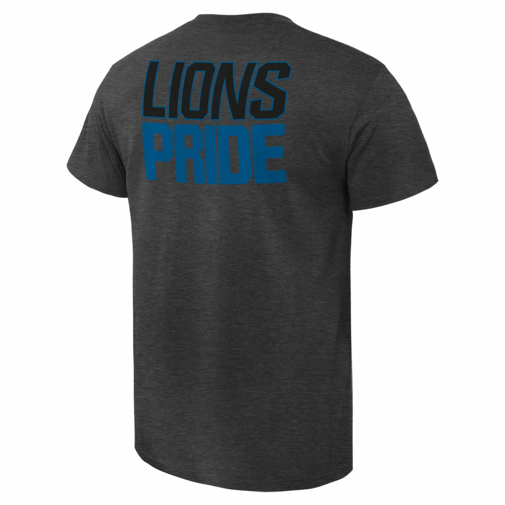 Detroit Lions Rally Logo T-Shirt Heathered Gray - NFL