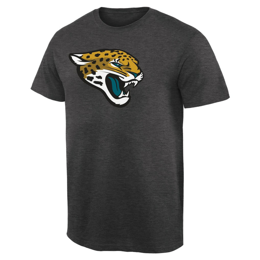 Jacksonville Jaguars Rally Logo T-Shirt Heathered Gray - NFL