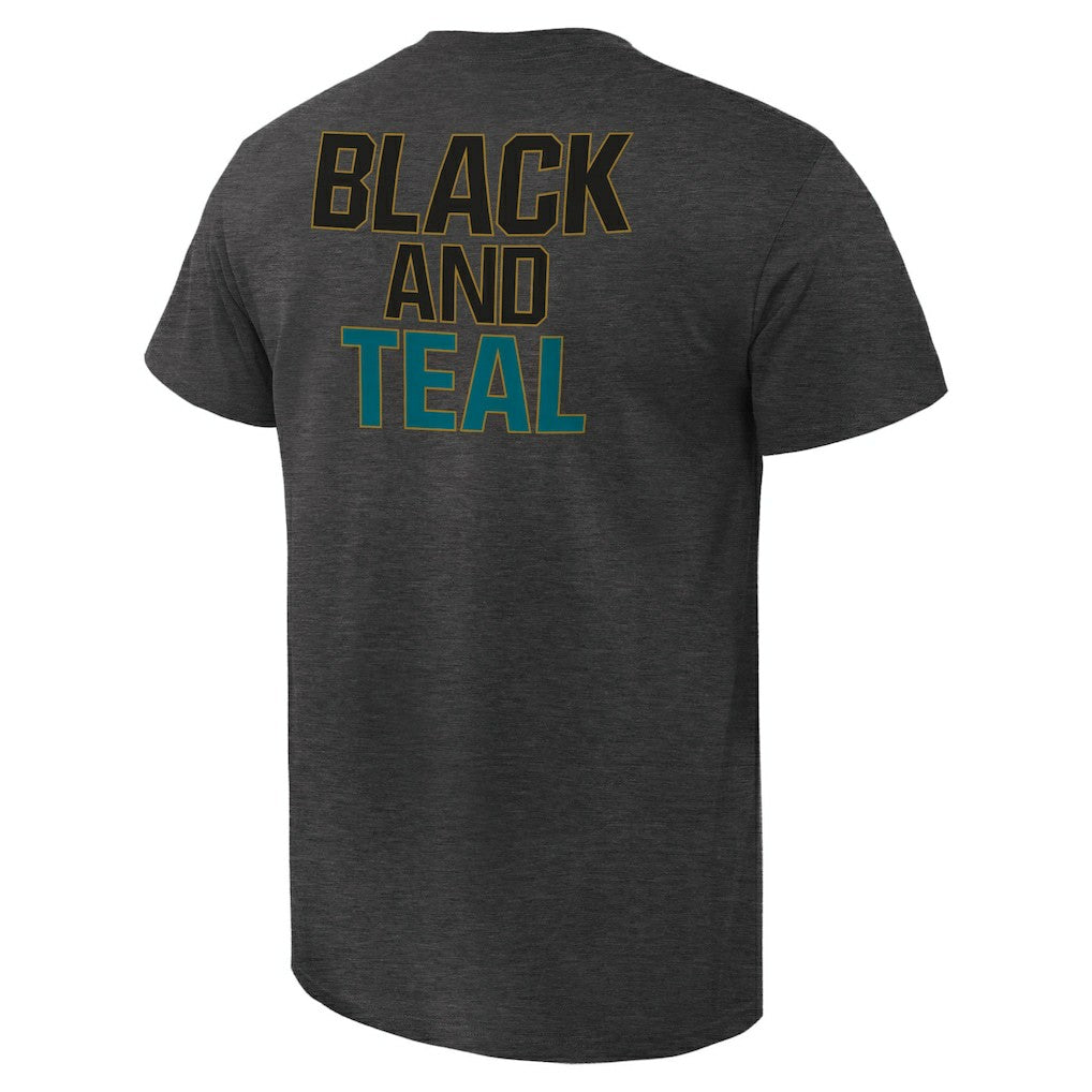 Jacksonville Jaguars Rally Logo T-Shirt Heathered Gray - NFL