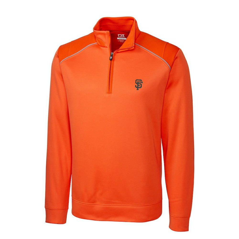 San Francisco Giants Cutter & Buck Ridge WeatherTec Half-Zip Pullover Jacket Clearance