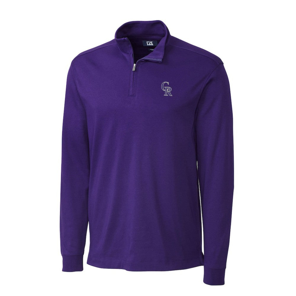 Colorado Rockies Cutter & Buck Belfair Half-Zip Pullover Jacket Online