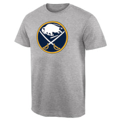 Buffalo Sabres - Team Primary Logo T-Shirt Ash