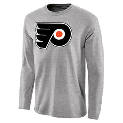 Philadelphia Flyers - Team Primary Logo 2 Long Sleeve T-Shirt Ash