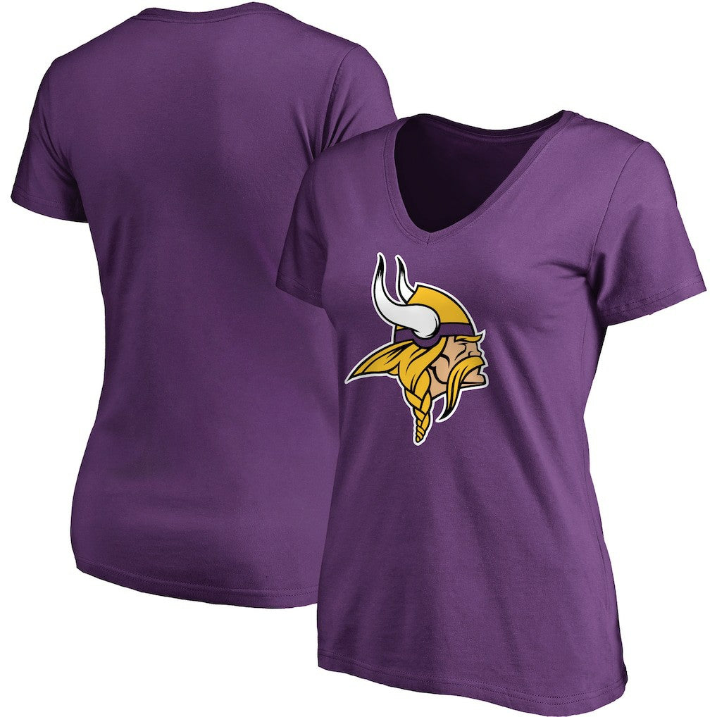 Minnesota Vikings Women's Primary Team Logo T-Shirt Purple - NFL