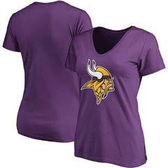 Minnesota Vikings Women's Primary Team Logo T-Shirt Purple - NFL