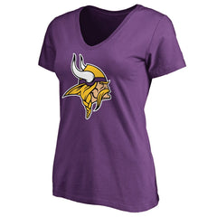 Minnesota Vikings Women's Primary Team Logo T-Shirt Purple - NFL