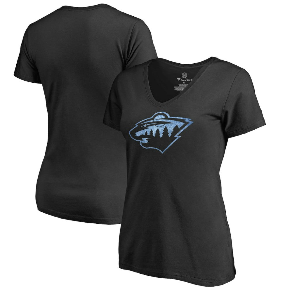 Minnesota Wild - Women's Pond Hockey T-Shirt Black