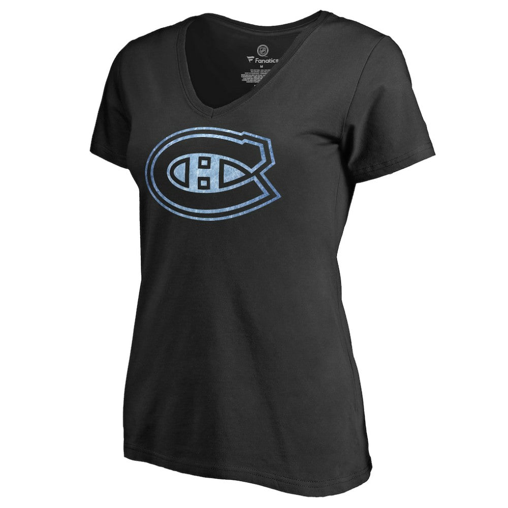 Montreal Canadiens - Women's Pond Hockey T-Shirt Black