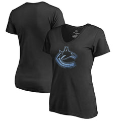 Vancouver Canucks - Women's Pond Hockey T-Shirt Black