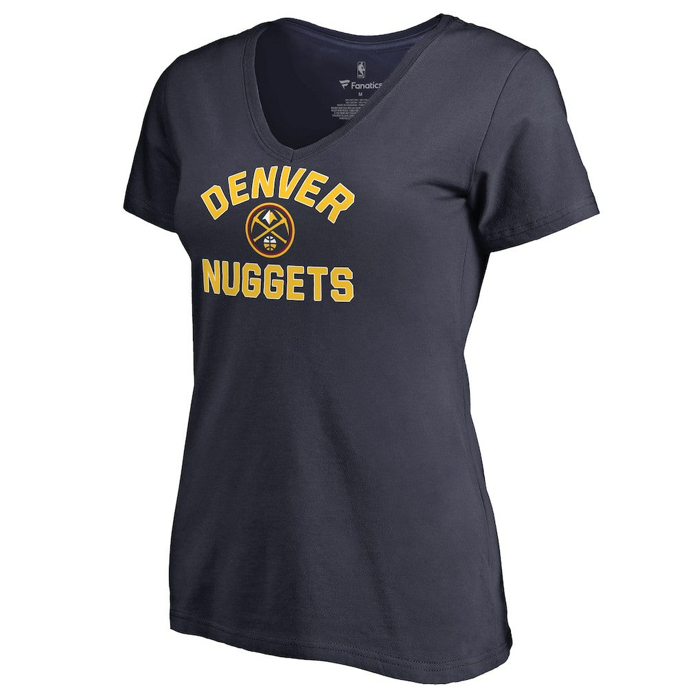 NBA - Denver Nuggets Women's Overtime V-Neck T-Shirt - Navy