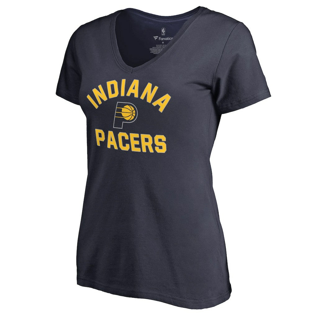 NBA - Indiana Pacers Women's Overtime V-Neck T-Shirt - Navy