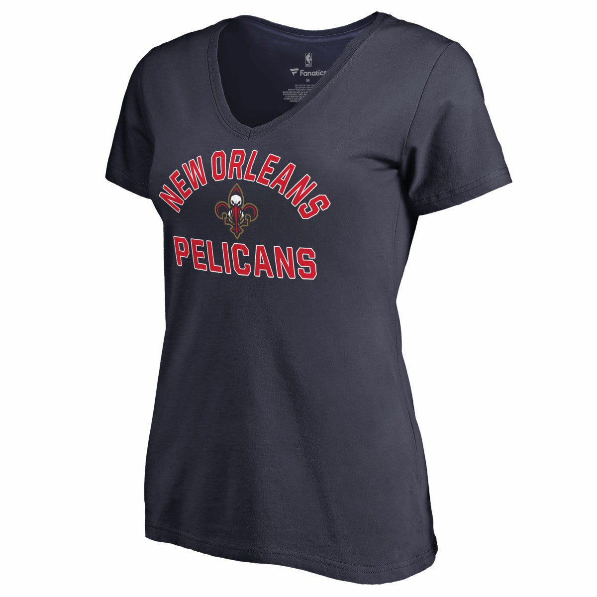 NBA - New Orleans Pelicans Women's Overtime V-Neck T-Shirt - Navy