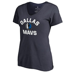 NBA - Dallas Mavericks Women's Overtime V-Neck T-Shirt - Navy