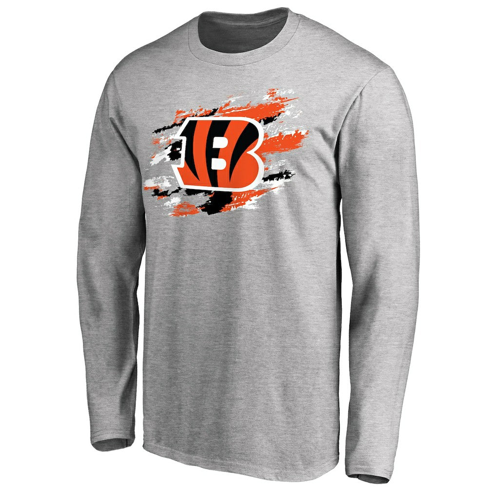 Cincinnati Bengals True Colors Long Sleeve T-Shirt Ash - NFL