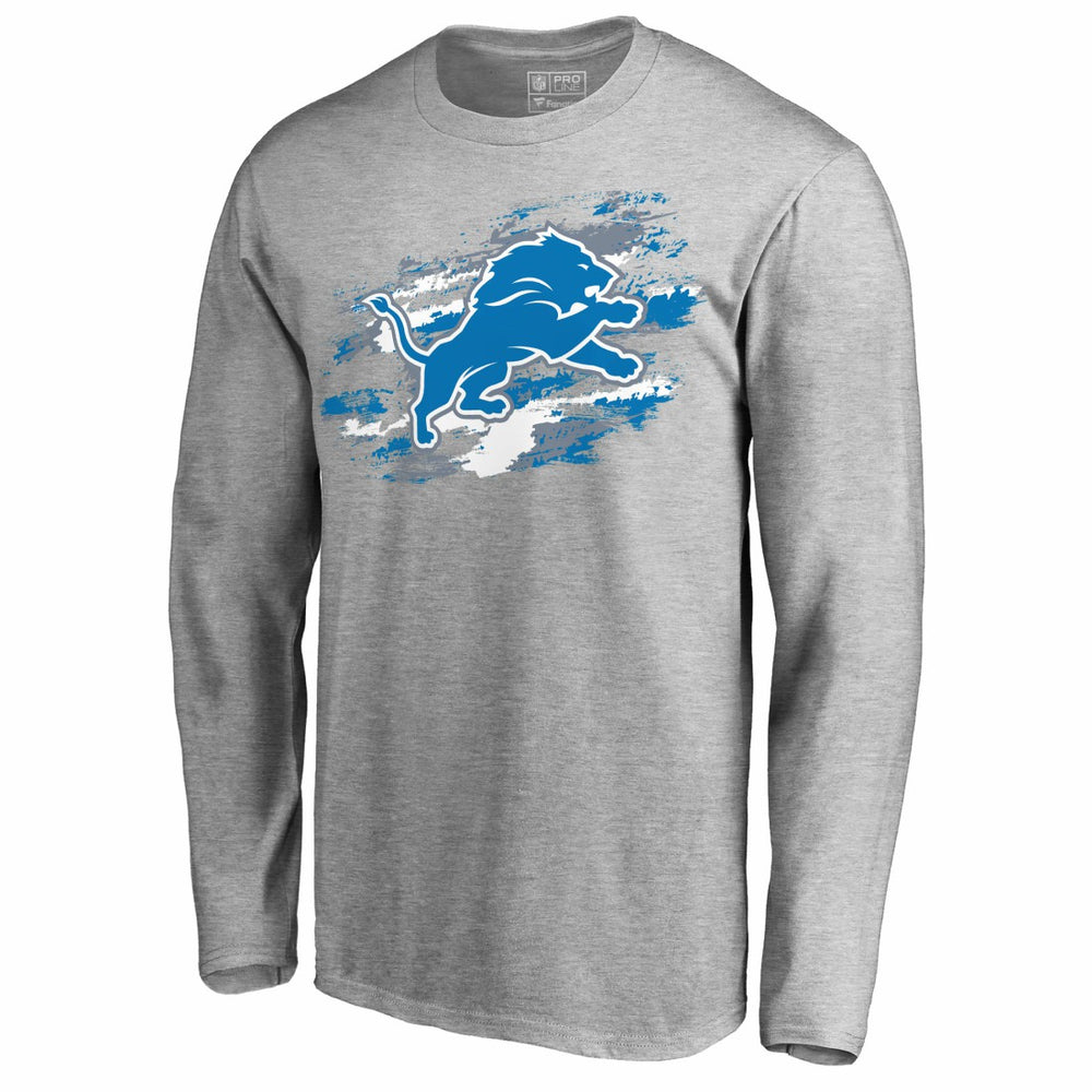 Detroit Lions True Colors Long Sleeve T-Shirt Ash - NFL