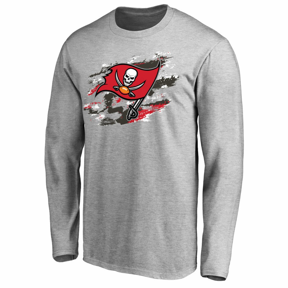 Tampa Bay Buccaneers True Colors Long Sleeve T-Shirt Ash - NFL