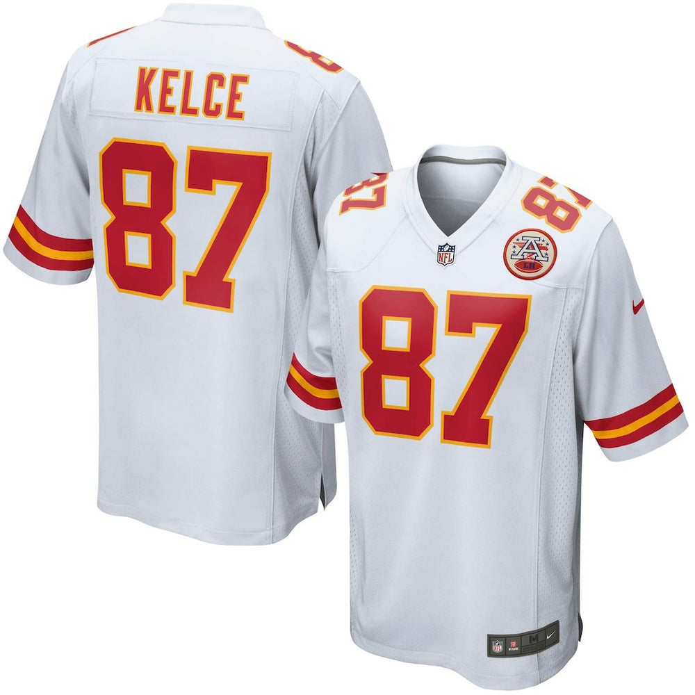 Travis Kelce Kansas City Chiefs Youth Game Jersey White - Nike