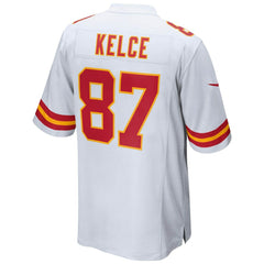 Travis Kelce Kansas City Chiefs Youth Game Jersey White - Nike