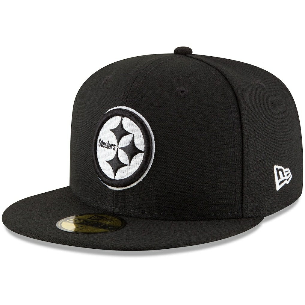 Pittsburgh Steelers New Era B-Dub 59FIFTY Fitted Hat Black - NFL