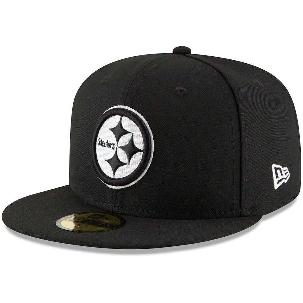 Pittsburgh Steelers New Era B-Dub 59FIFTY Fitted Hat Black - NFL