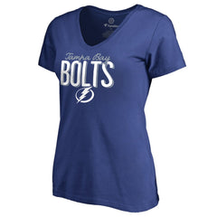 Tampa Bay Lightning - Women's Nostalgia T-Shirt Blue