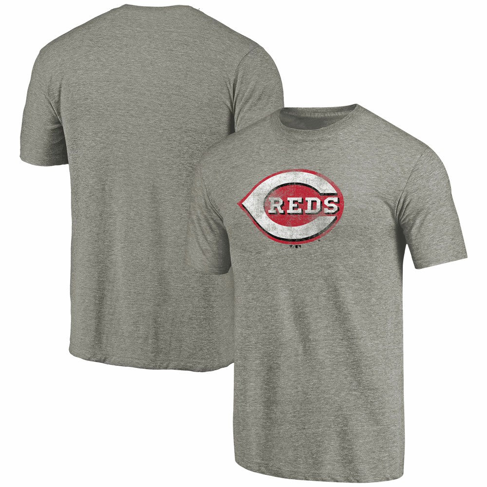 Cincinnati Reds Distressed Team Tri-Blend T-Shirt Near Me