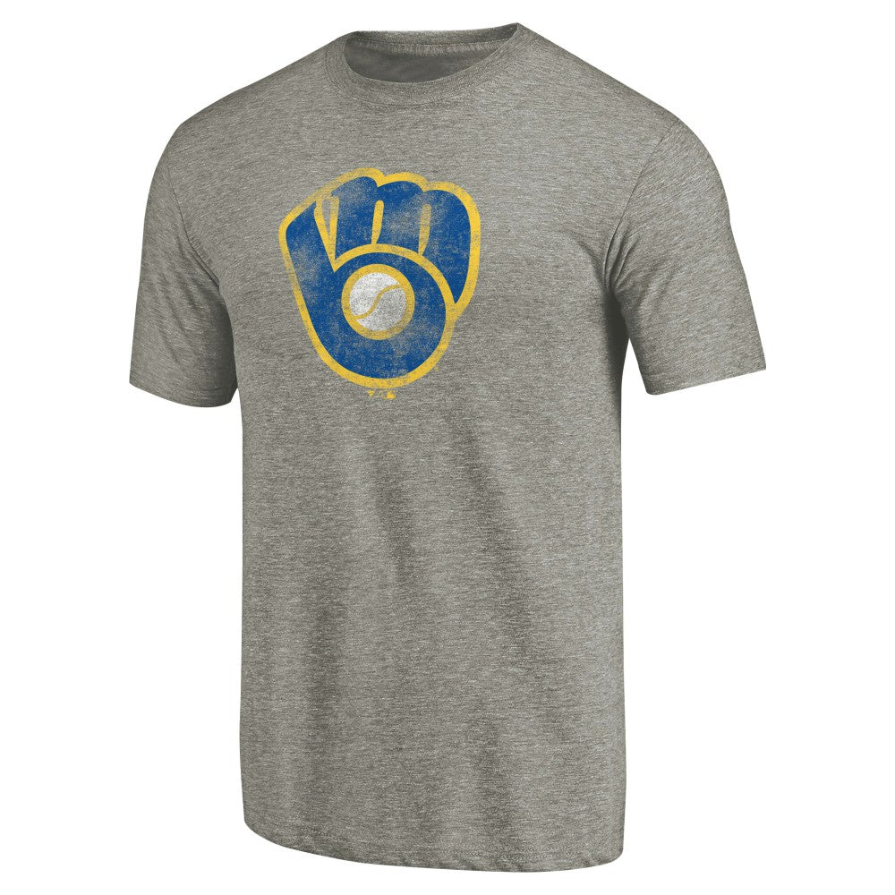 Milwaukee Brewers Distressed Team Tri-Blend T-Shirt for sale
