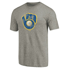 Milwaukee Brewers Distressed Team Tri-Blend T-Shirt for sale