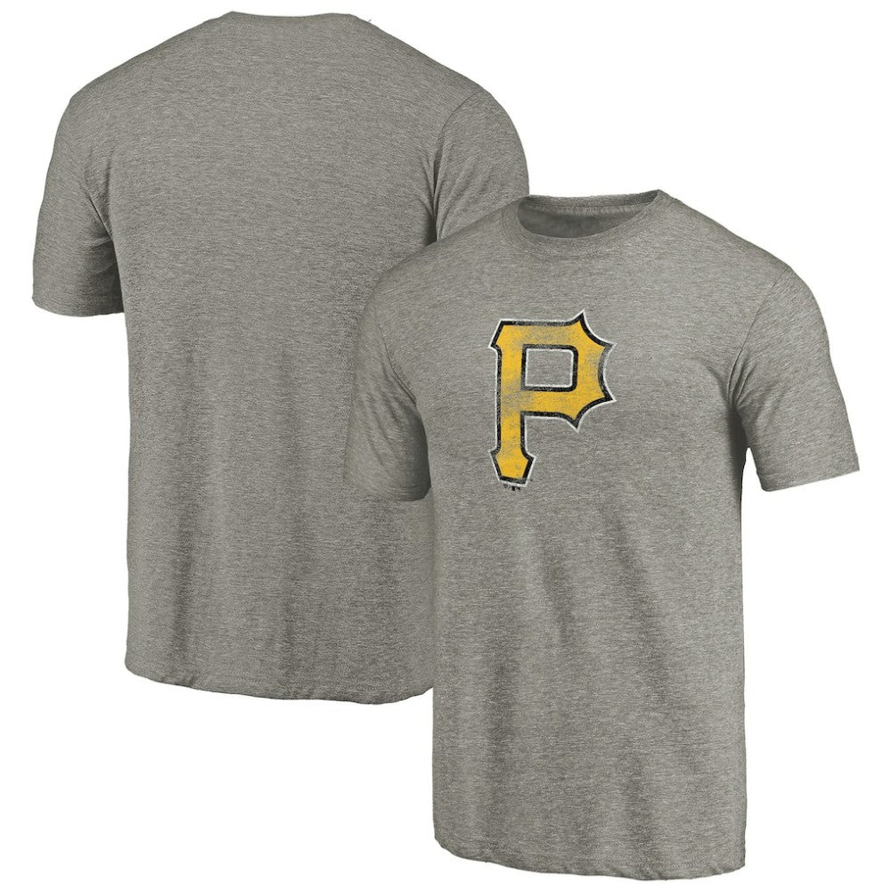 Pittsburgh Pirates Distressed Team Tri-Blend T-Shirt On Sale