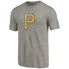 Pittsburgh Pirates Distressed Team Tri-Blend T-Shirt On Sale