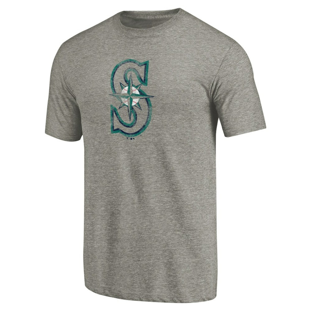 Seattle Mariners Distressed Team Tri-Blend T-Shirt Near Me