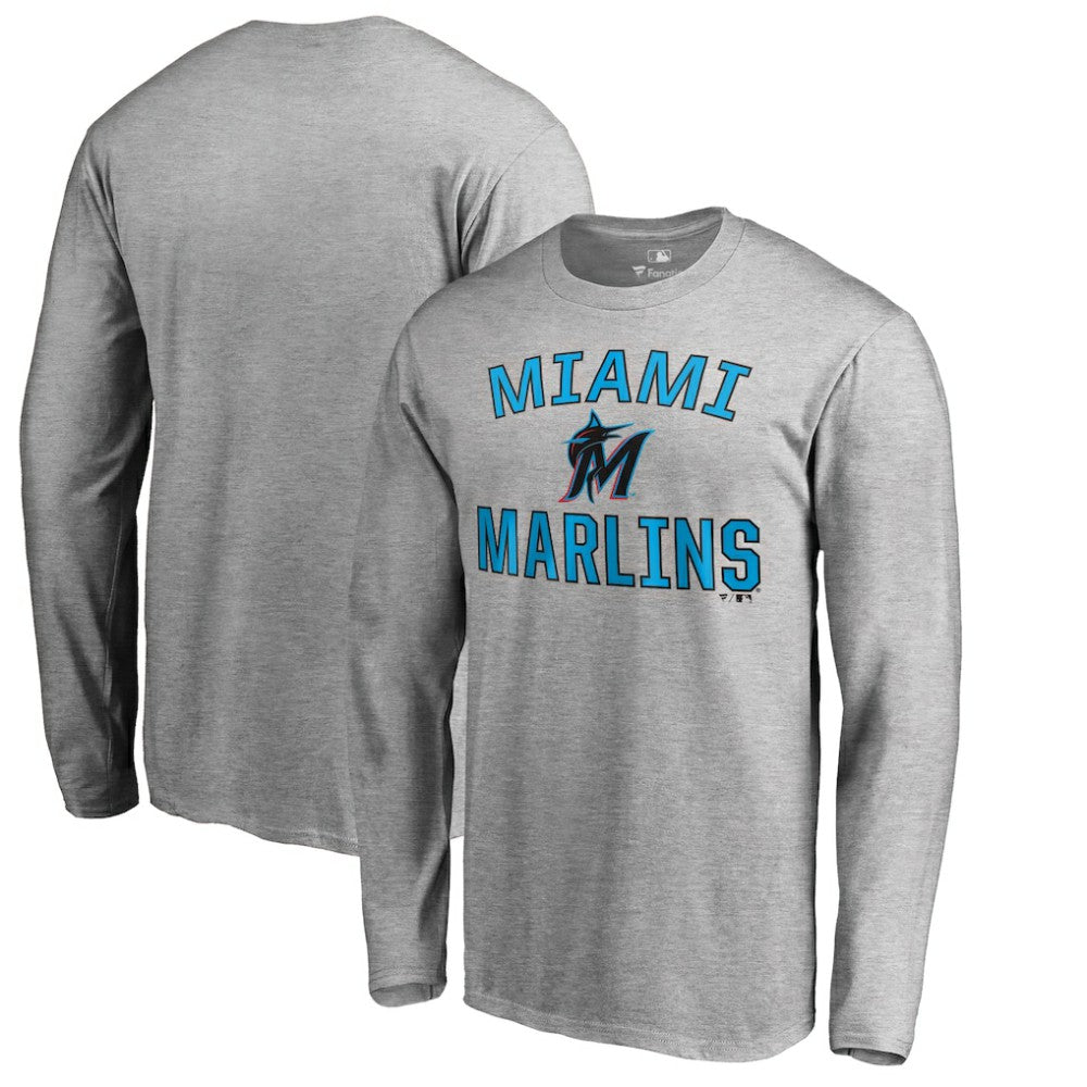 Miami Marlins Victory Arch Long Sleeve T-Shirt discount